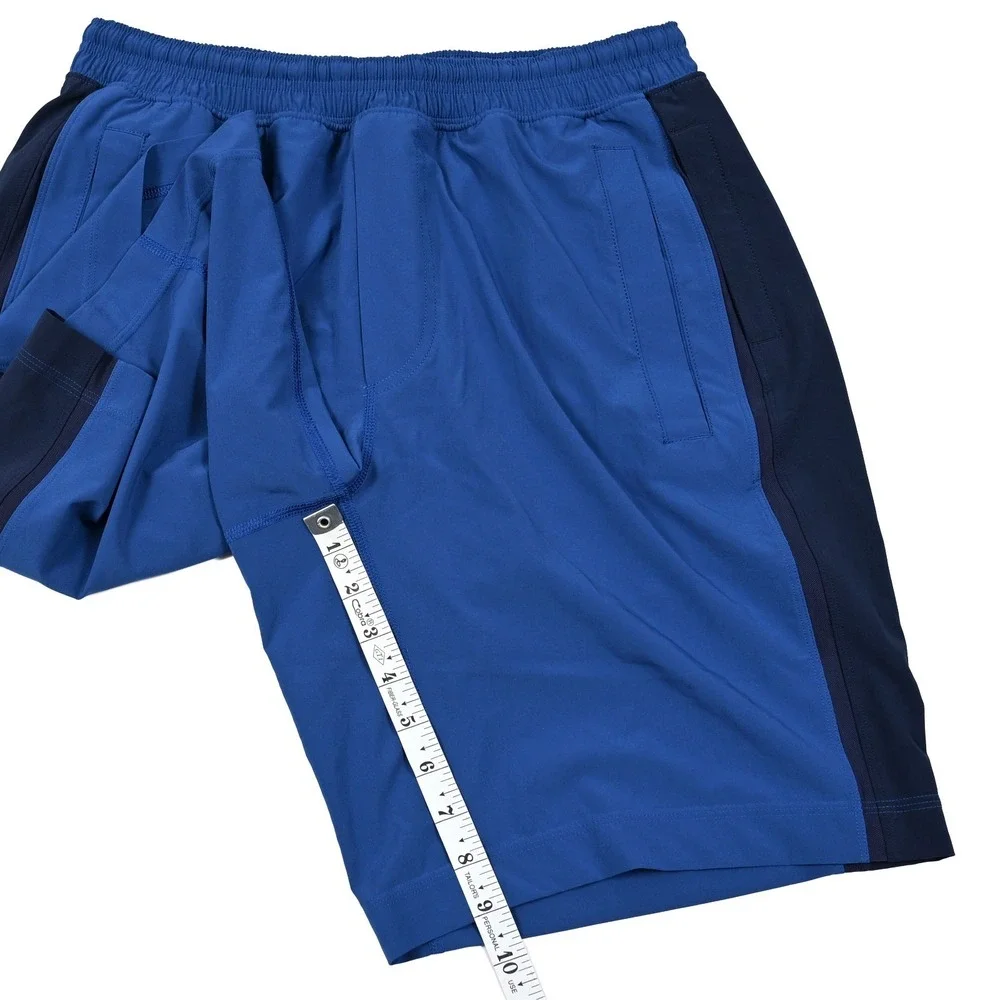 Lululemon Shorts Mens Medium Pace Breaker Blue Color Block 9